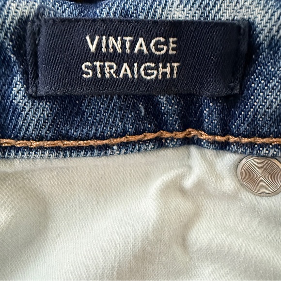 J.Crew Vantage Two-Tone Side-Panel Straight Jeans J7283 Size 25 - Picture 8 of 9